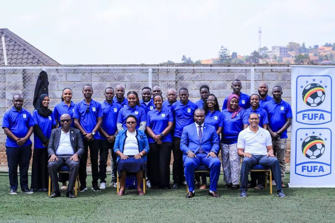 (FUFA EXCOM Members, Members of the Women Football Commitee and Representatives from the FUFA Women Super League Clubs at the workshop in december)
