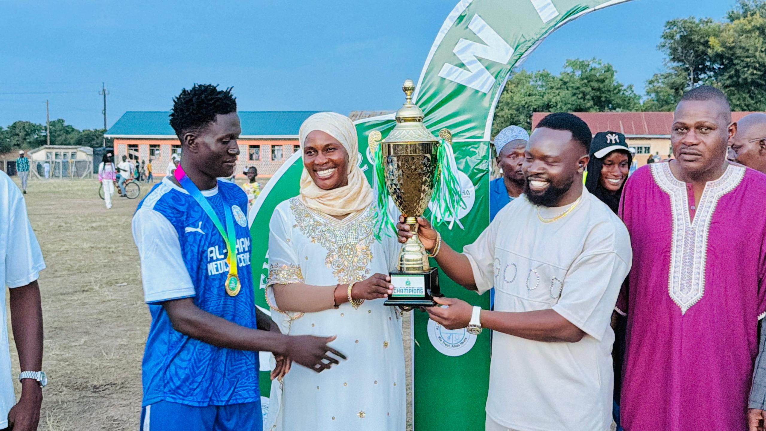 "Work together:" Gospel Musician Mungu Feni Calls Youths at the 15th Annual Eid Tournament Final in Arua City
