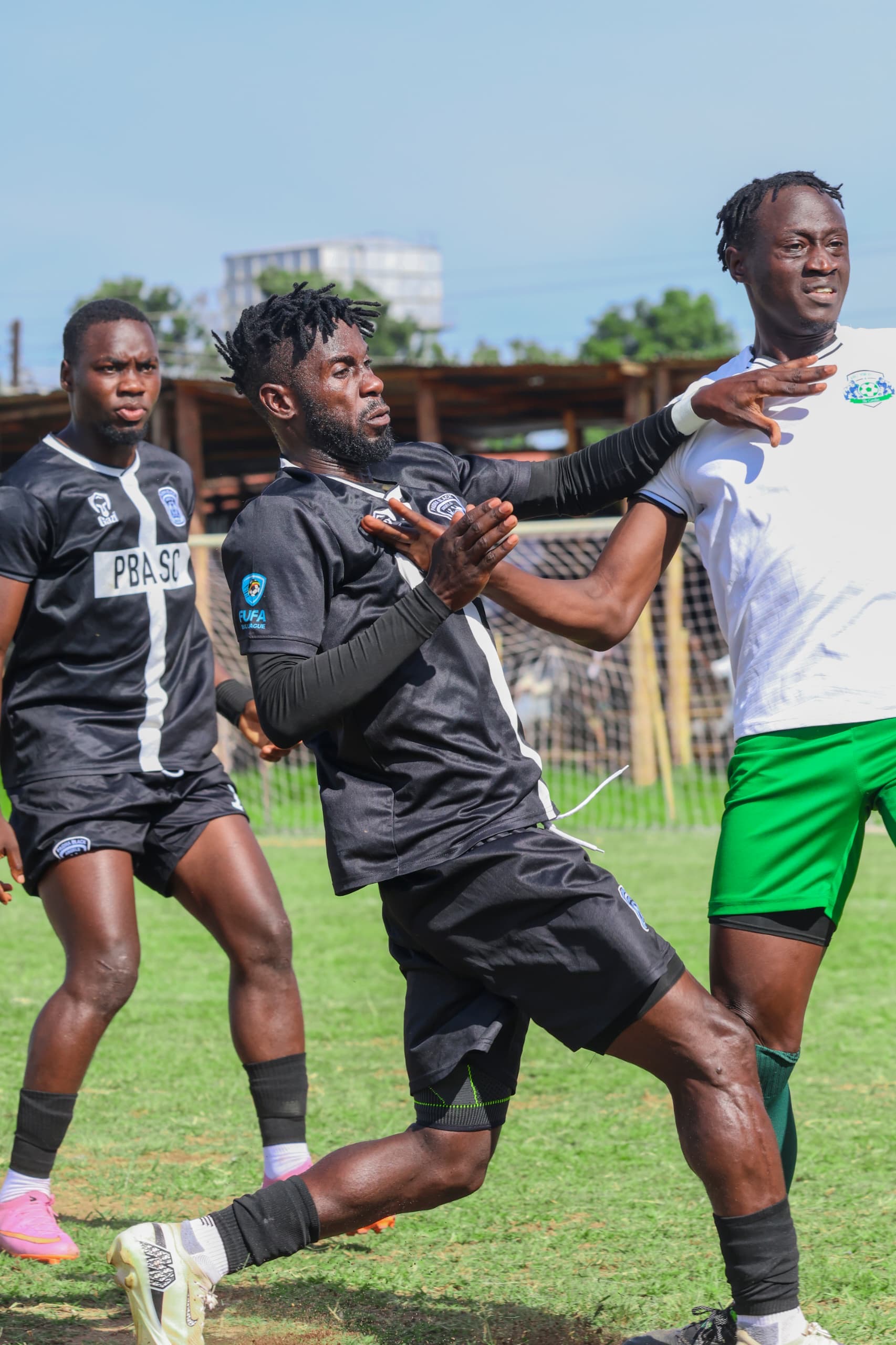 Marco Simbwa of Paidha Black Angels in action againts kigezi home boys