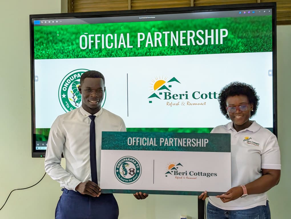 Massive Boost for Onduparaka FC as Lucrative Beri Cottages Partnership Is Unveiled Ahead of Mbale Heroes Clash