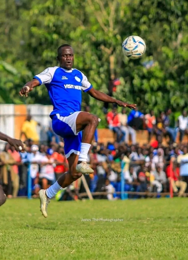 Edema Sabir Nebbi Central's top scorer 2025/26 season.