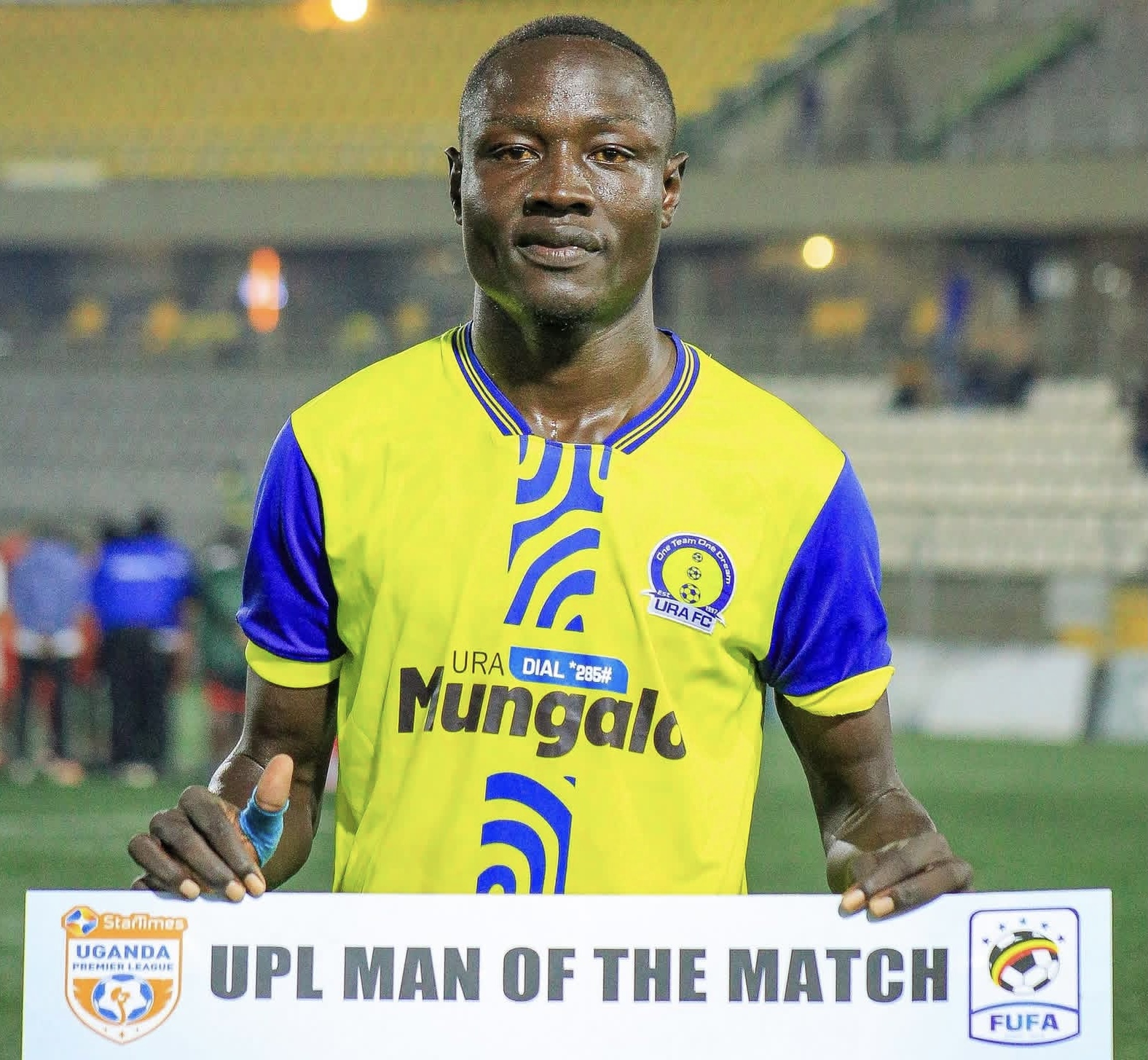 UPL : West Nile Centre back Joseph Bright Vuni bids Farewell to URA Fc after 2 years of Service.
