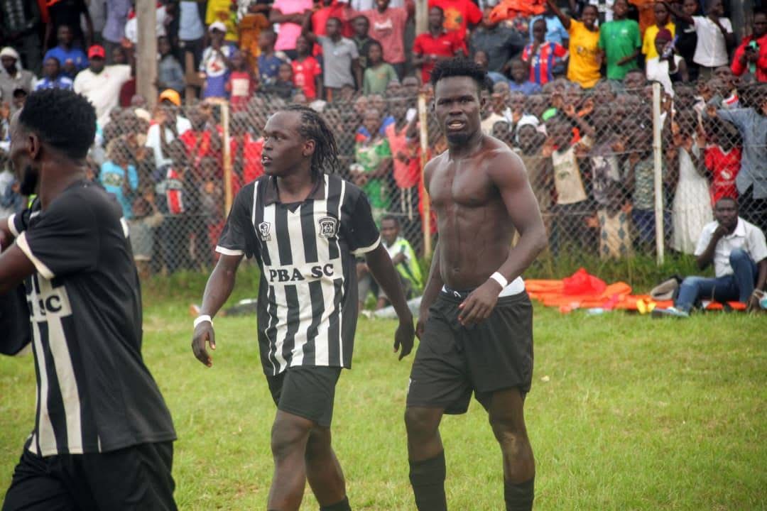 Siraj celebrates one of his goals with teammates