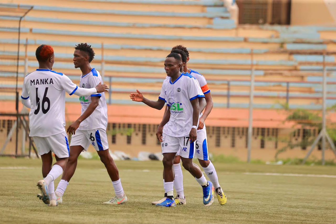 Image ; Faridi celebrating with his team mates
