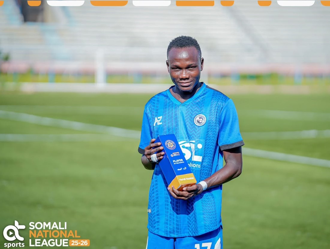 West Nile’s Faridi Rashid shines after Surprise Somali Move as Gaadiidka Football Club are Crowned Champions