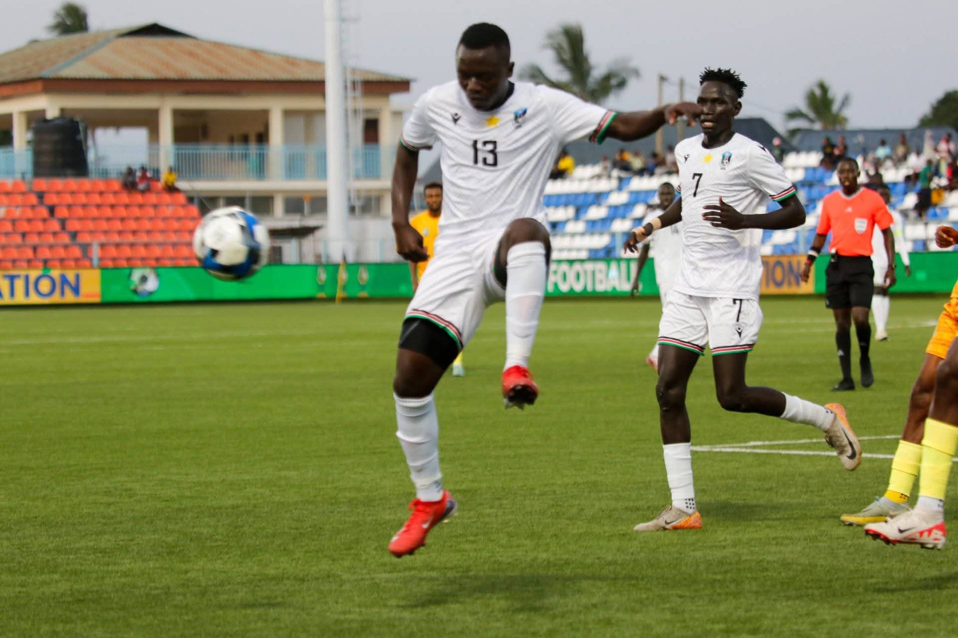 Norman Brown with South Sudan U20 ( Courtesy photo)