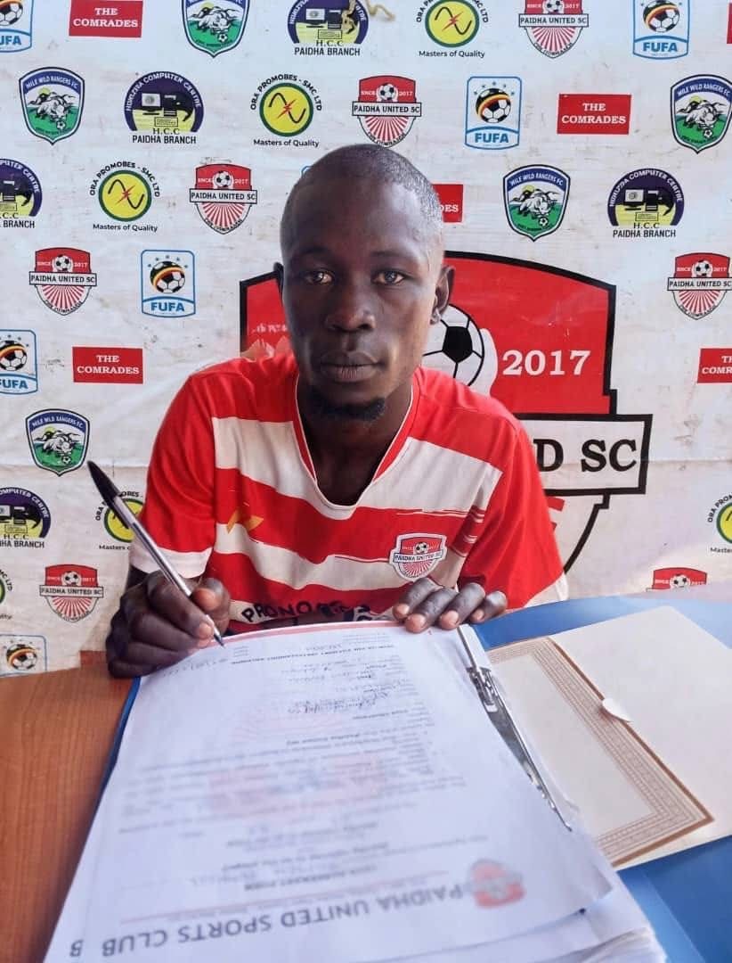 Oyirwoth Rogers Ungala signed for the comrades from Padea Rising Stars