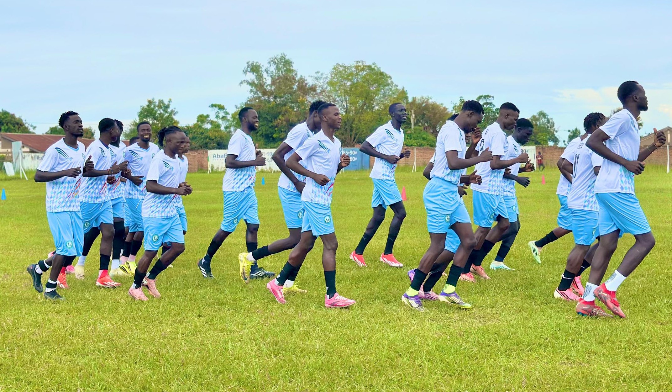 Some of the new faces who featured for the Caterpillars in a friendly match against Oleba Young Star 