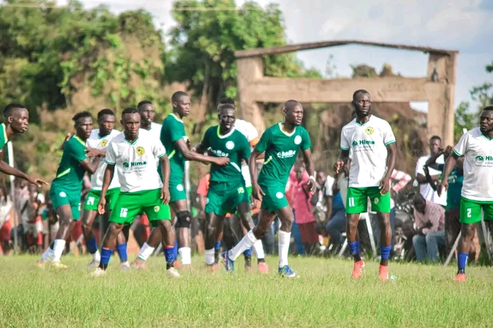 Onduparaka fc players in action last season 