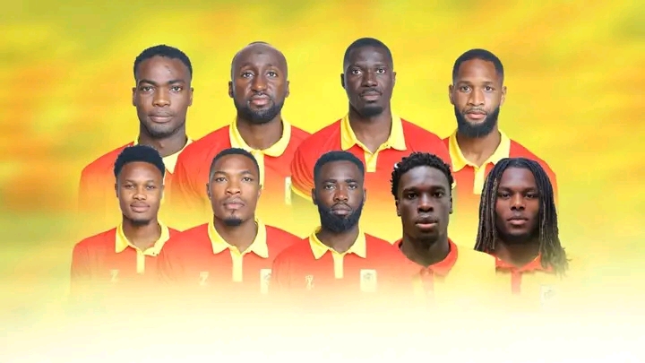 9 of the 20 new faces in the Uganda Cranes team ( Courtesy Photo)
