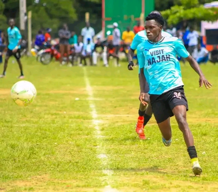Edema Emmanuel Ndebua Pakwach Young Stars SC forward ( Courtesy Photo)