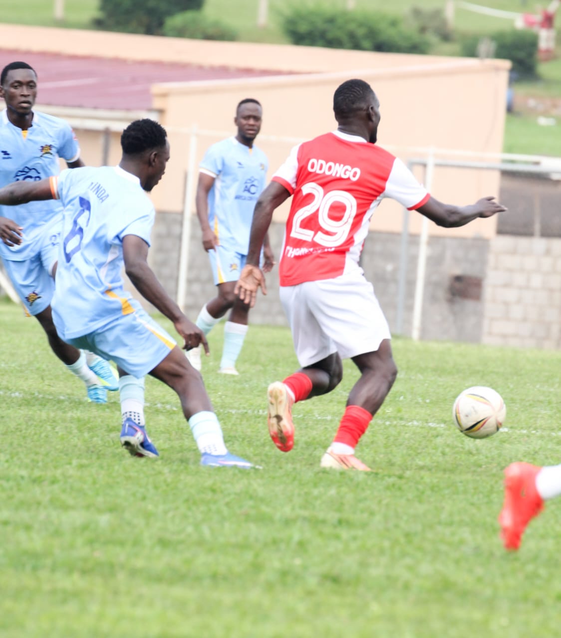 Odongo in action for Ntugasaze fc 