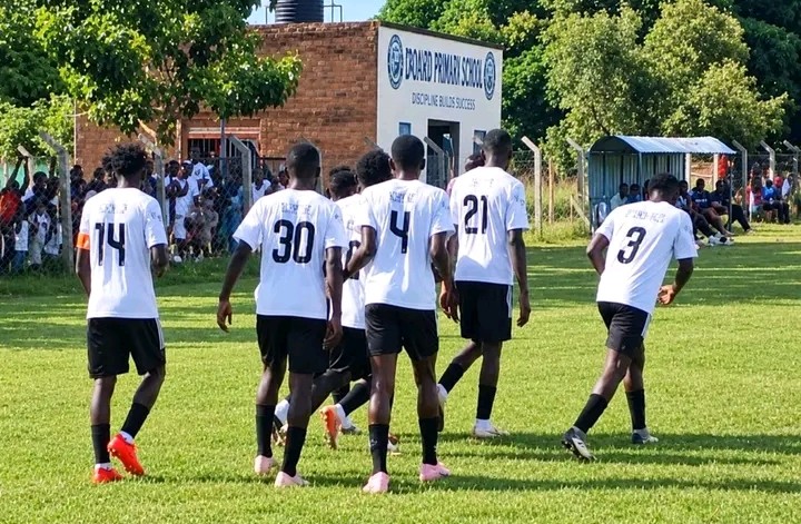 Omari Mbusa and his teammates celebrate the second.( Photo Credit: Fex mgt)