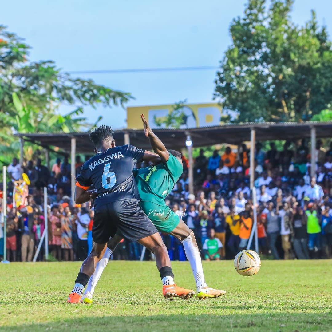 Kaggwa ( PBA ) in action against Onduparaka FC at Green light stadium last season.(Courtesy)