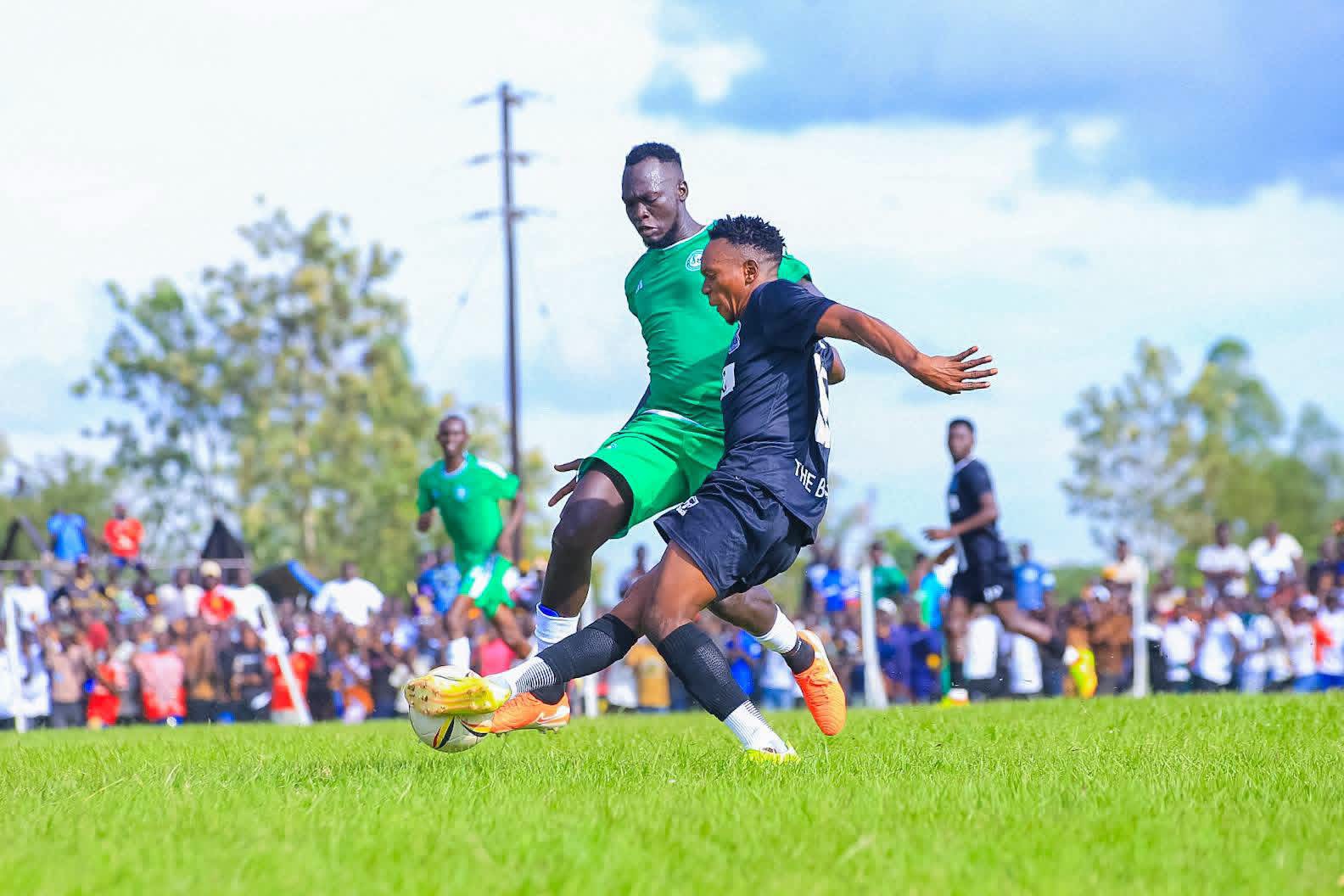 Erick Muber (Black) has 2goals in 4matches for the Blacks