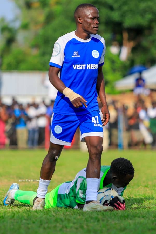 Captain Fantastic Edema Sabiri scored Nebbi Central’s First Goal.